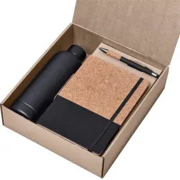 Okiyo Verity Kraft Gift Set Black Gift Box Open
